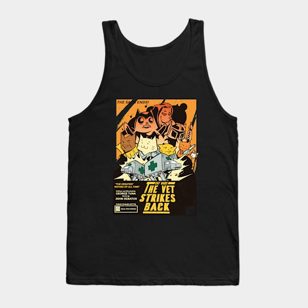 Cat Wars - The Vet Strikes Back Tank Top by uncommontee